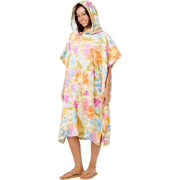 2026 Rip Curl Womens Mixed Hooded Poncho Towel 00VWTO - Multico